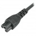 Mercury UK Plug to Clover 1m Power Lead